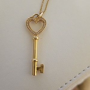 Rose gold tiffany & co necklace